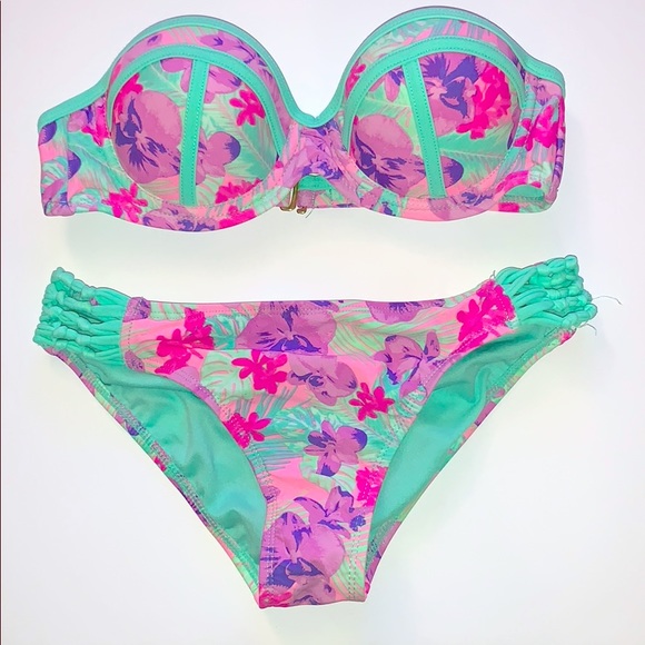 cute floral bikinis